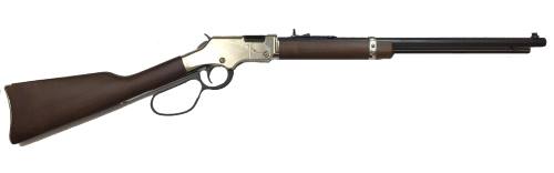 HENRY H4 GOLDEN BOY SILVER RIFLE .22 S/L/LR LARGE LOOP 16 LR / 18 L / 23 S 20"